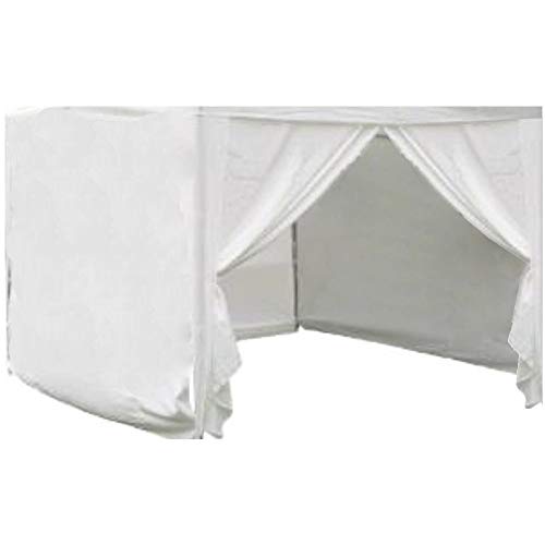 Milanihome Set Pareti Laterali Bianche Per Gazebo 3 X 3