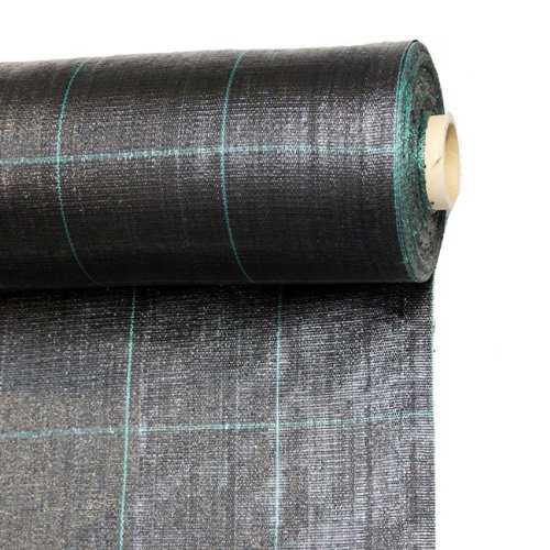 Homegarden Telo Pacciamatura Per Erbacce Colore Nero Cm2,10X100 M Tessuto Calpestabile