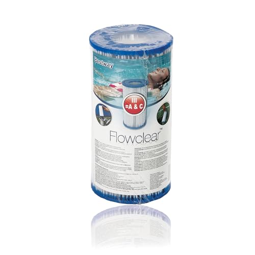 Bestway 58012 Flowclear™ Cartuccia Filtrante Gr. Iii, 10,6 X 20,3 Cm