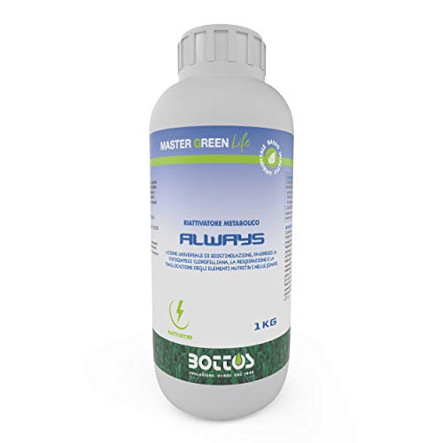 Bottos Always, Riattivatore Metabolico Per La Base Nutritiva Completa Del Tappeto Erboso, Concime Fertilizzante Organico Per Prato, Biostimolante Natu