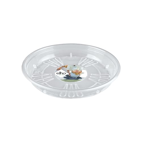 Elho 2055202 Uni-Trasparente Rotondo Piattino 25 X 25 X 3 Cm