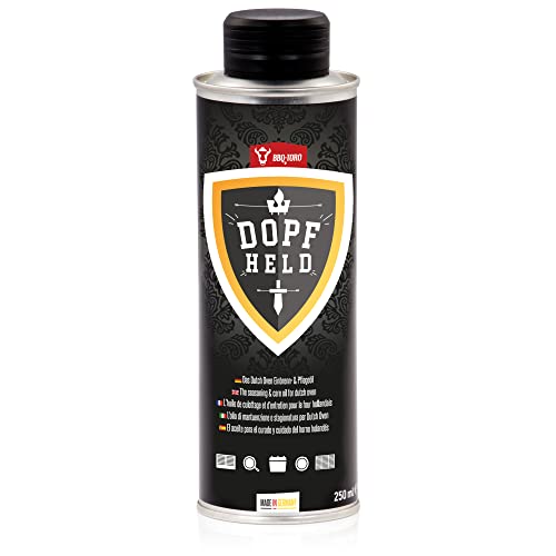 Bbq-Toro Dopfheld - L'Olio Di Manutenzione E Stagionatura Per Dutch Oven | 250 Ml | Olio Per La Manutenzioni Di Accessori Da Barbecue In Ghisa | Olio