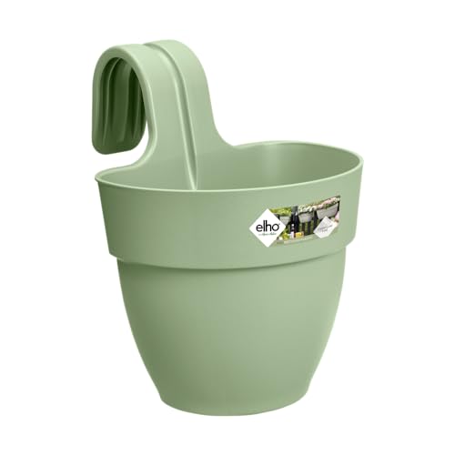 Elho Vibia Campana Easy Hanger S 21 - Fioriera Per Balcone E Esterno - Ø 20.5 X H 26.5 Cm - Verde/Pistache Green