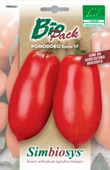 Simbiosys Sementi Di Ortaggi Da Agricoltura Biologica In Bustina Per Uso Hobbystico (Pomodoro Roma Vf)