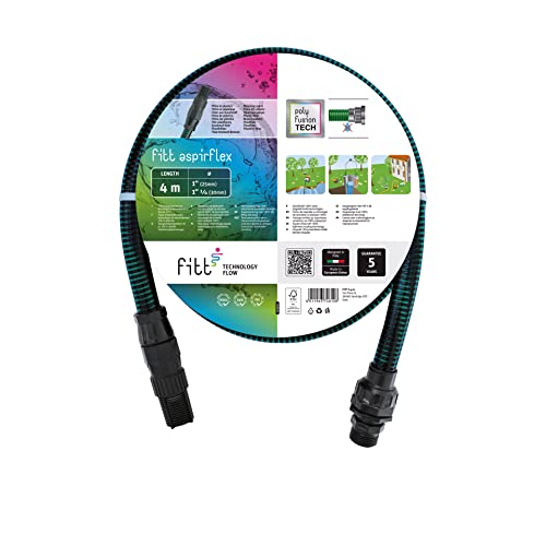 Fitt Aspirflex 4 M - Tubo Per Aspirazione Dell'Acqua, Per Collegamento A Pompe, Con Tecnologia Esclusiva