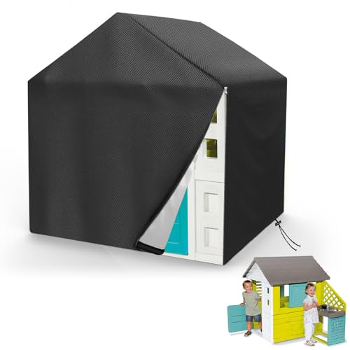Copri Casette Da Giardino Bambino, Telo Copertura Casetta Da Giardino Per Bambini, Tessuto Oxford 420D, Resistente Ai Raggi Uv E Alla Polvere, Copertu