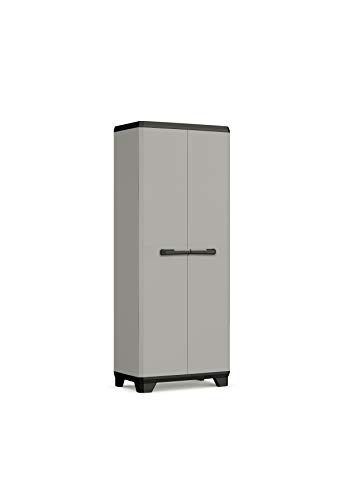 Keter Armadio Planet Alto, 3 Ripiani Regolabili, Grigio, 68X39X173H Cm