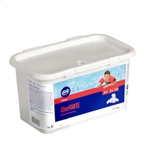 Cloro Piscine Dicloro Gre Pasticche Da 30 Gr Per Clorazione Acqua, 1 Kg 76100L