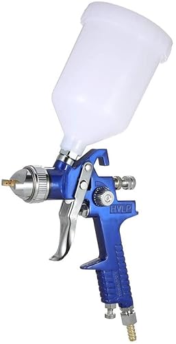 Aerografo Ad Aria Compressa Ugello 1.7Mm Pistola A Spruzzo Pistola Spray Con Serbatoio 600Ml Per Verniciare Pneumatica Hvlp Per Verniciatura Auto, Par