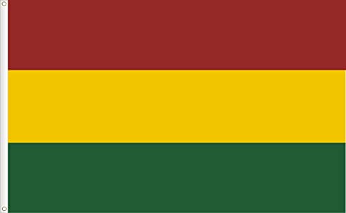Bandiera Da Bolivia Senza Stemma. Qualità Raso 90D. Dimensioni Grande 150X90