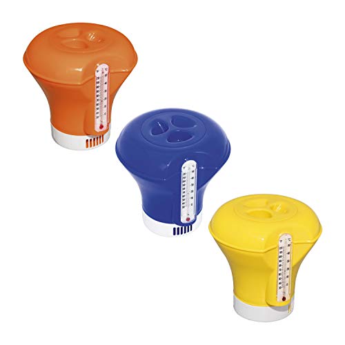 Bestway 58209-3 Erogatore Cloro Grande Con Termometro, 3 Colori Assortiti