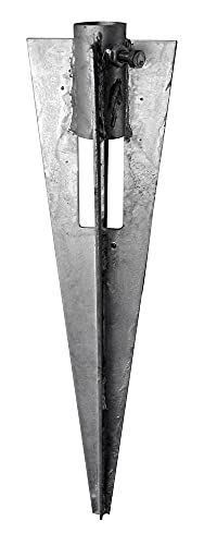 Verdelook Puntale In Metallo Diametro 3.4 Cm, Altezza 50 Cm, Per Fissaggio Nel Terreno