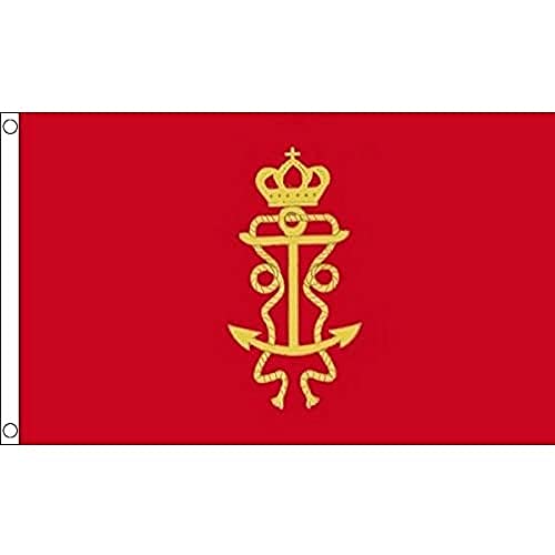 Az Flag Bandiera James Ii Lord Grand'Ammiraglio Del Regno Unito Masthead 1686 150X90Cm - Bandiera Storica Britannica 90 X 150 Cm