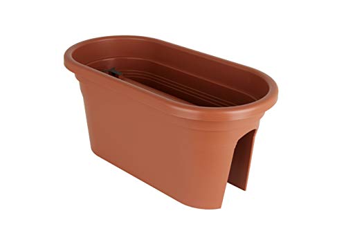 Artevasi Fioriera Venezia Balcone 60 Cm Terracotta