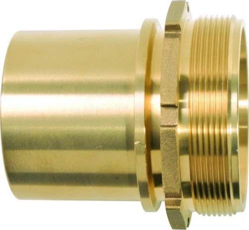 Geka Tw1075 Tubo Fine Tw Con Filettatura Maschio G 7,6 Cm Liscio, Oro, 18 X 8 X 13 Cm