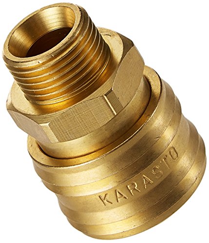 Geka 1333 Valvola A Presa Essk Con Filettatura G 3/20,3 Cm Maschio Esagonale, Oro, 18 X 8 X 13 Cm
