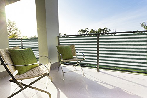 Floracord Balkon Umrandung Hdpe 0,9 X 5 M Verde/Bianco/Multi-Coloured
