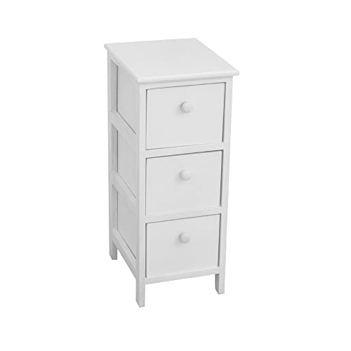 King Home C656933 Cassettiera 3 Cassetti Legno