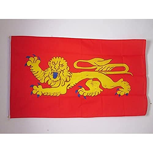 Az Flag Bandiera Aquitania 150X90Cm - Bandiera Aquitaine In Francia 90 X 150 Cm
