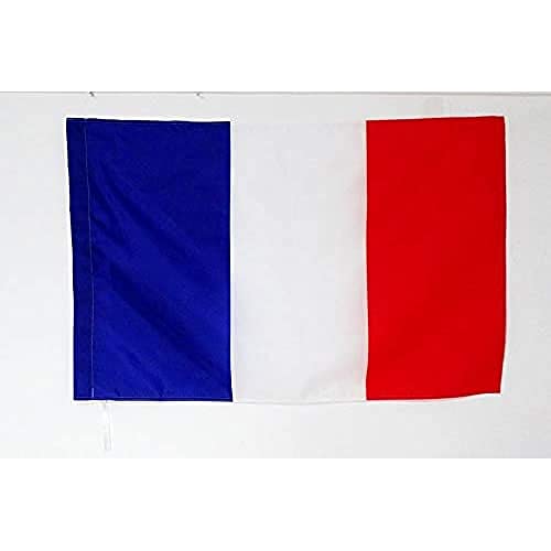 Az Flag Bandiera Commissario Di Pista Francia Nazionale 90X60Cm - Bandiera Competizioni Automobilistiche 60 X 90 Cm Foro Per Asta