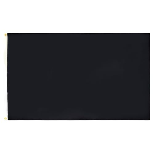 Bandiera Monocolore Nero 90X60Cm - Gran Bandiera Nera 60 X 90 Cm Poliestere Leggero - Bandiere - Az Flag