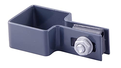 Verdelook Clip Di Fissaggio Singola In Ferro Per Recinzioni, 60X60 Mm