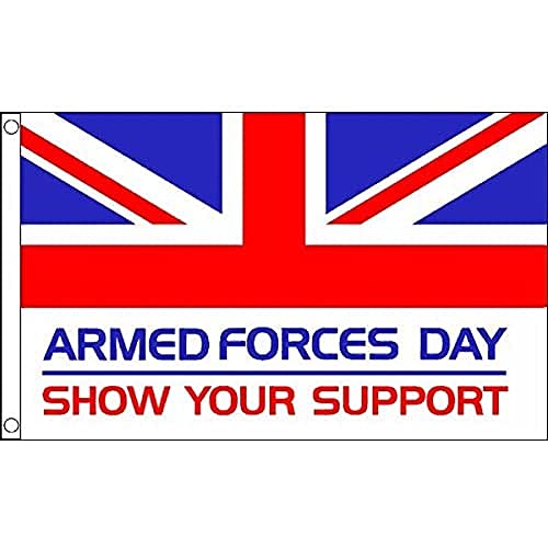Az Flag Bandiera Giornata Delle Forze Armate Di Regno Unito 90X60Cm - Bandiera British Armed Forces Day 60 X 90 Cm