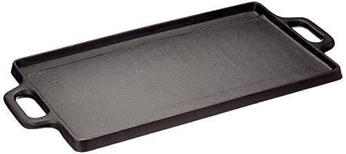 Baumalu 385224 - Bistecchiera In Ghisa, Utilizzabile Su Entrambi I Lati, Nero, 38 Cm