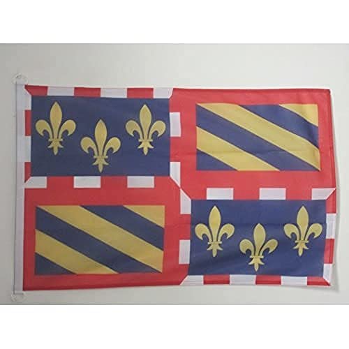 Az Flag Bandiera Borgogna 90X60Cm Per Esterno - Bandiera Bourgogne In Francia 60 X 90 Cm
