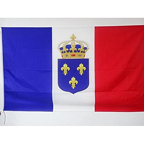 Az Flag Bandiera Monarchia Costituzionale Francese 150X90Cm - Bandiera Di Francia 90 X 150 Cm Foro Per Asta