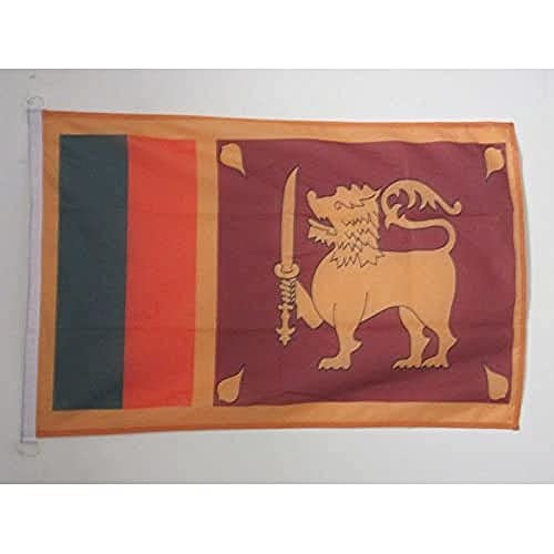 Az Flag Bandiera Navale Sri Lanka 45X30Cm - Bandiera Maritima Singalese 30 X 45 Cm Speciale Nautismo