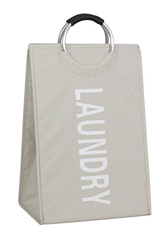 King Home C1711018 Portabiancheria Laundry In Poliestere, Beige
