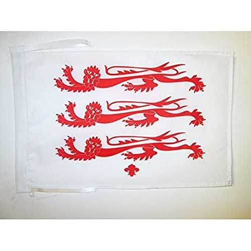 Bandiera Contea Di Dorset Antica 45X30Cm - Bandierina County Of Dorset - Inghilterra 30 X 45 Cm Cordicelle - Az Flag
