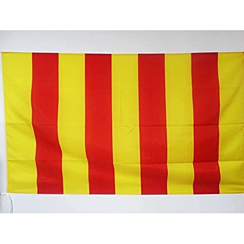 Az Flag Bandiera Contea Di Provence 150X90Cm - Bandiera Provincia Di Francia 90 X 150 Cm Foro Per Asta