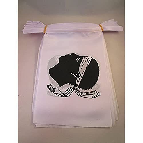 Az Flag Ghirlanda 4 Metri 20 Bandiere Corsica 15X10Cm - Bandiera Corse In Francia 10 X 15 Cm - Festone Bandierine