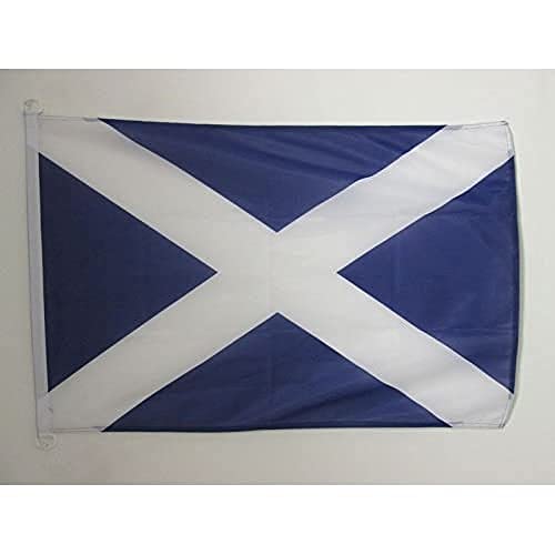 Az Flag Bandiera Navale Scozia 45X30Cm - Bandiera Maritima Scozzese 30 X 45 Cm Speciale Nautismo