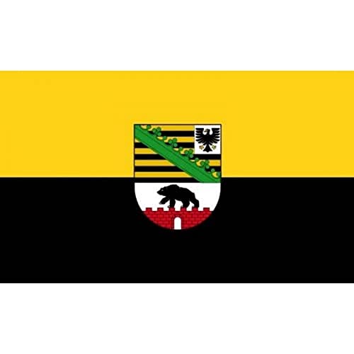 Bandiera Sassonia-Anhalt 90X60Cm - Bandiera Land Di Sachsen-Anhalt - Germania 60 X 90 Cm - Az Flag