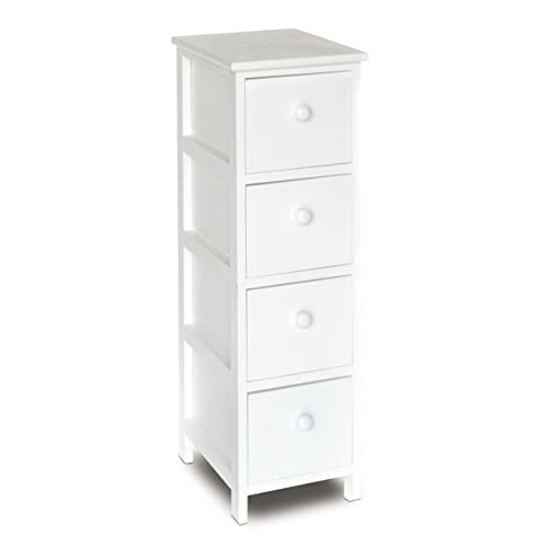 King Home C656934 Cassettiera 4 Cassetti Legno