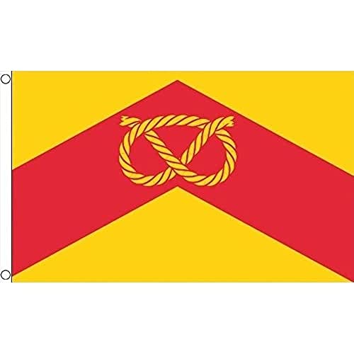 Az Flag Bandiera Contea Di Staffordshire 150X90Cm - Bandiera County Of Staffs. - Inghilterra 90 X 150 Cm