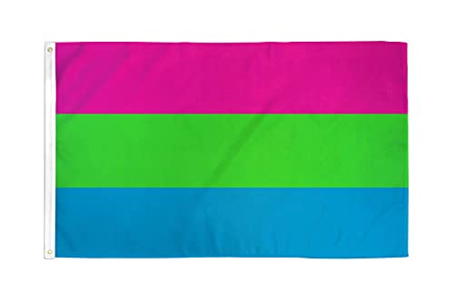 Az Flag Bandiera Polisessualità 150X90Cm - Bandiera Polisessuale 90 X 150 Cm