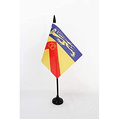 Az Flag Bandiera Da Tavolo Contea Di Staffordshire 15X10Cm - Piccola Bandierina County Of Staffs. - Inghilterra 10 X 15 Cm