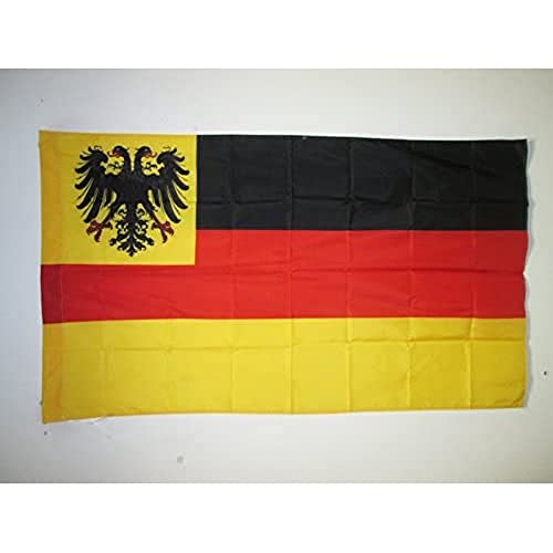 Az Flag Bandiera Confederazione Germanica 1815-1866 90X60Cm - Bandiera Tedesca 60 X 90 Cm Foro Per Asta