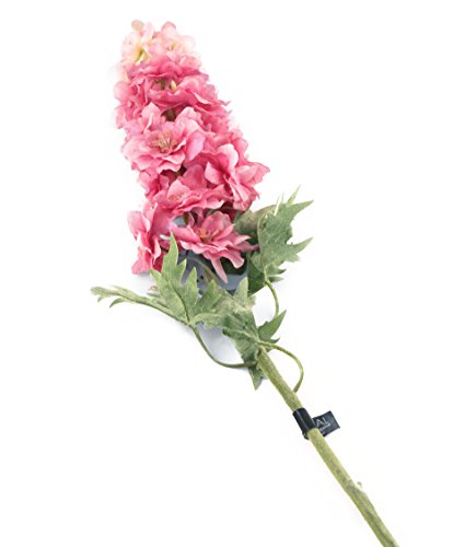 Floral Elegance 105 Cm Artificiale Stelo Singolo Candle Larkspur Blu