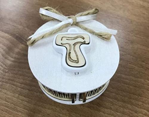 L.Confetti Scatola Legno C/Tau 6Pz