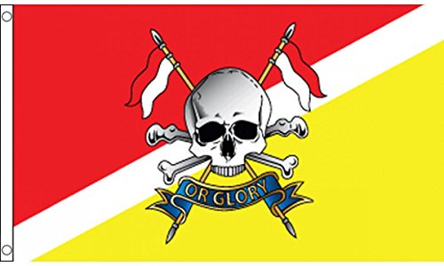 Az Flag Bandiera Royal Lancers Del Regno Unito 150X90Cm - Bandiera British Army 90 X 150 Cm