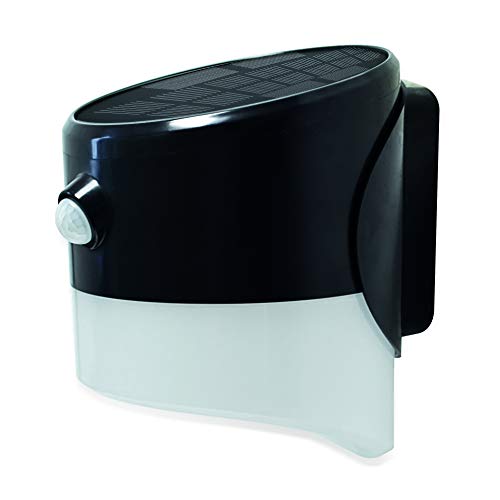 Luceco Led Lampada Da Parete, Faretti Ip44 Impermeabile, 200Lm Illuminazione Sensori Movimento, Luce Da Esterno Per Giardino, Nero
