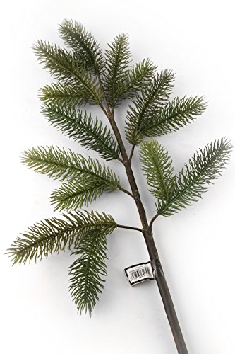 Floral Elegance Artificiali, Stelo Singolo Fraser Fir 75 – Spray Artificiale Seta Fiori E Foglie Gamma