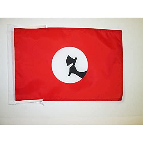 Az Flag Bandiera Sindhi Del Pakistan 45X30Cm - Bandierina Del Sindh 30 X 45 Cm Cordicelle