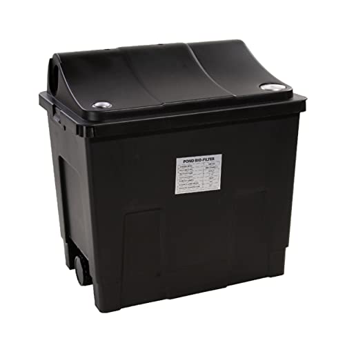 Aquaforte Mbf-200 - Filtro Multicamera, Dimensioni 40 X 28 X 40 Cm, Volume Ottimo Stagno 8 M³ Senza Pesci, Portata Ottima 6 M³/H, Facile Da Installare