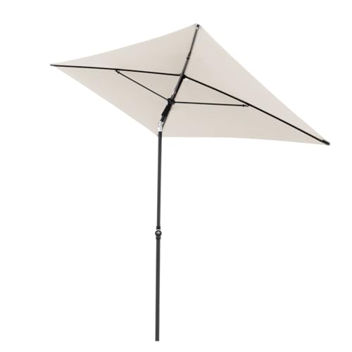 Doppler Ombrellone Rethink 180 X 120 Cm - Copertura Resistente Alle Intemperie In Tessuto Di Poliestere Riciclato Al 100% - Buona Protezione Uv - Funz